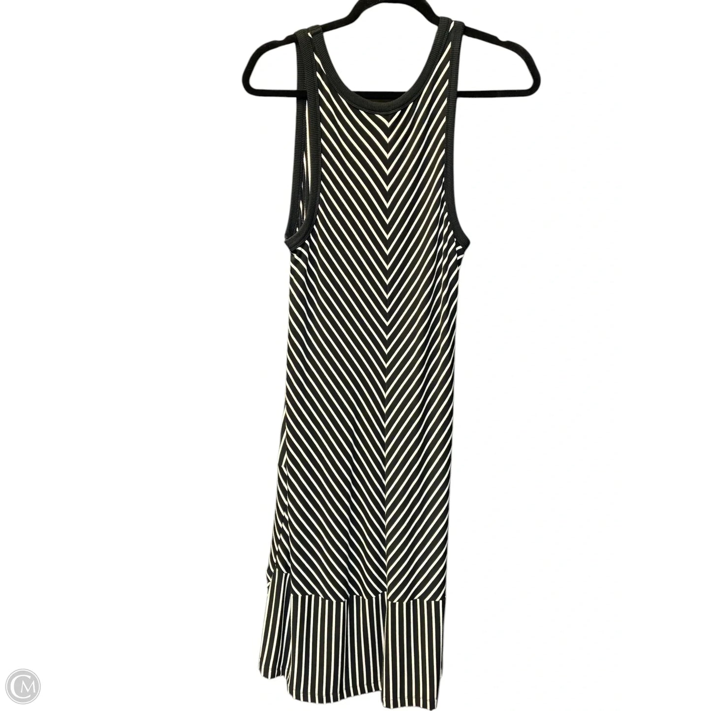 Dress Casual Midi By Cabi In Black & White, Size: M