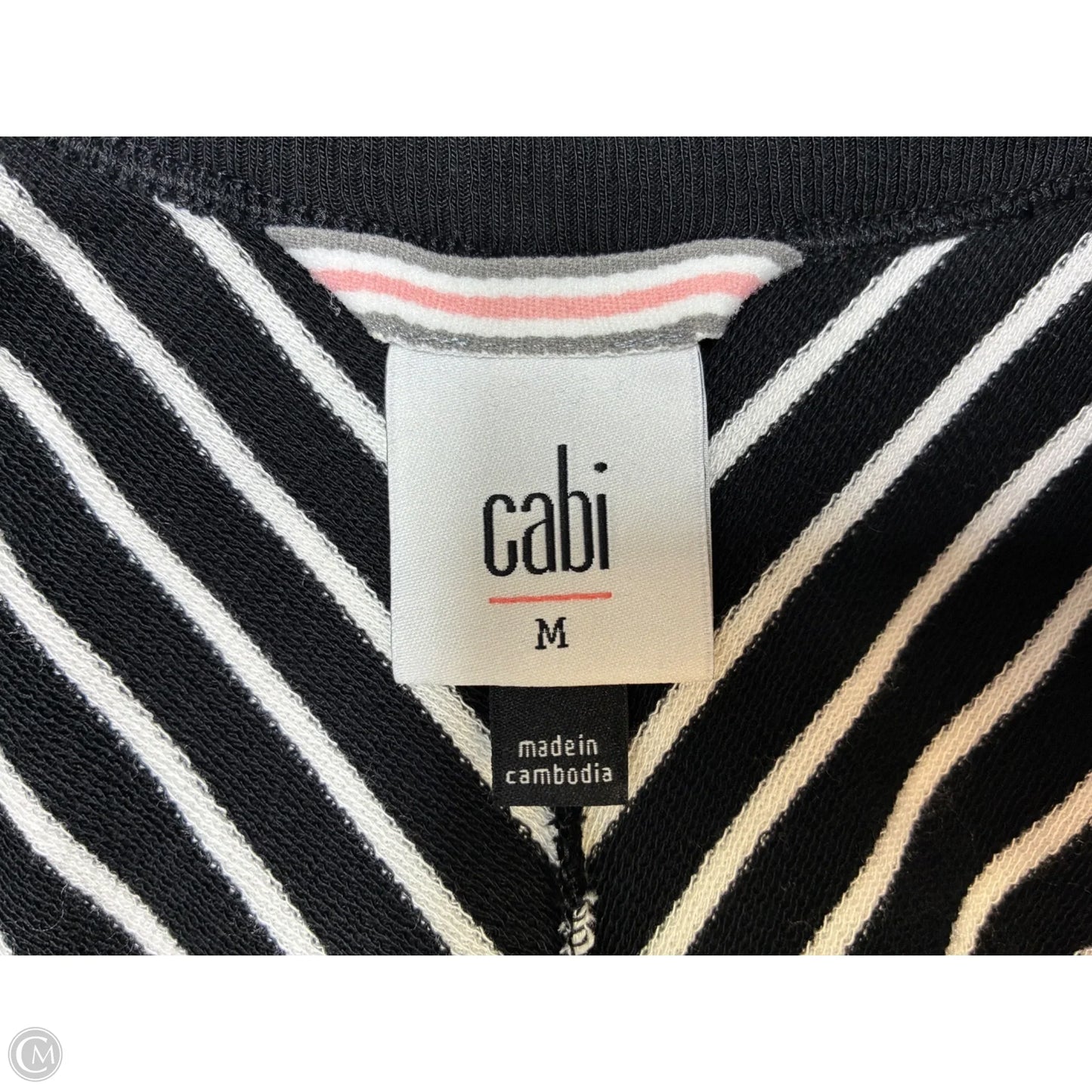 Dress Casual Midi By Cabi In Black & White, Size: M