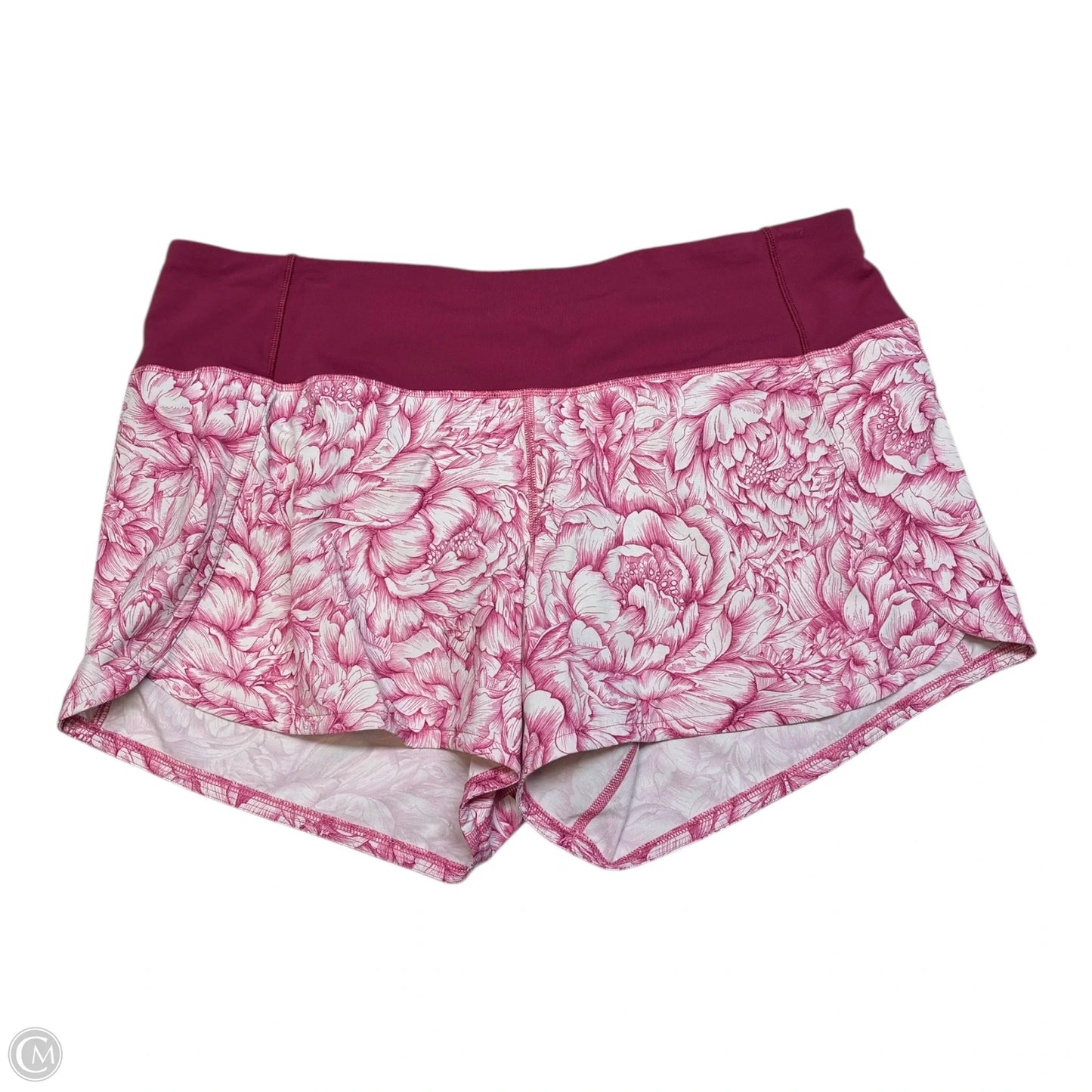 Athletic Shorts By Lululemon In Pink, Size: S