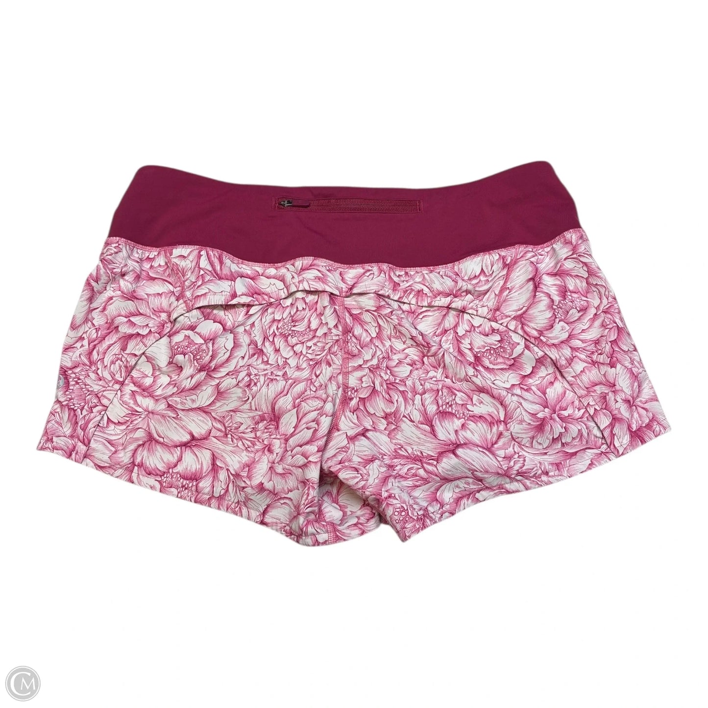 Athletic Shorts By Lululemon In Pink, Size: S