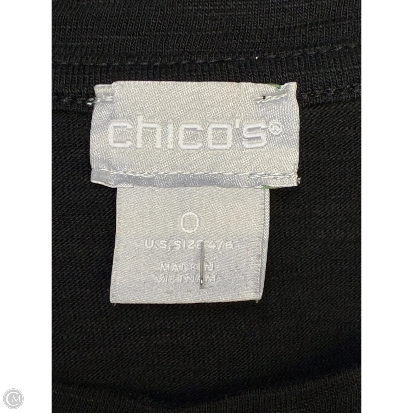 Dress Casual Maxi By Chicos In Black, Size: S