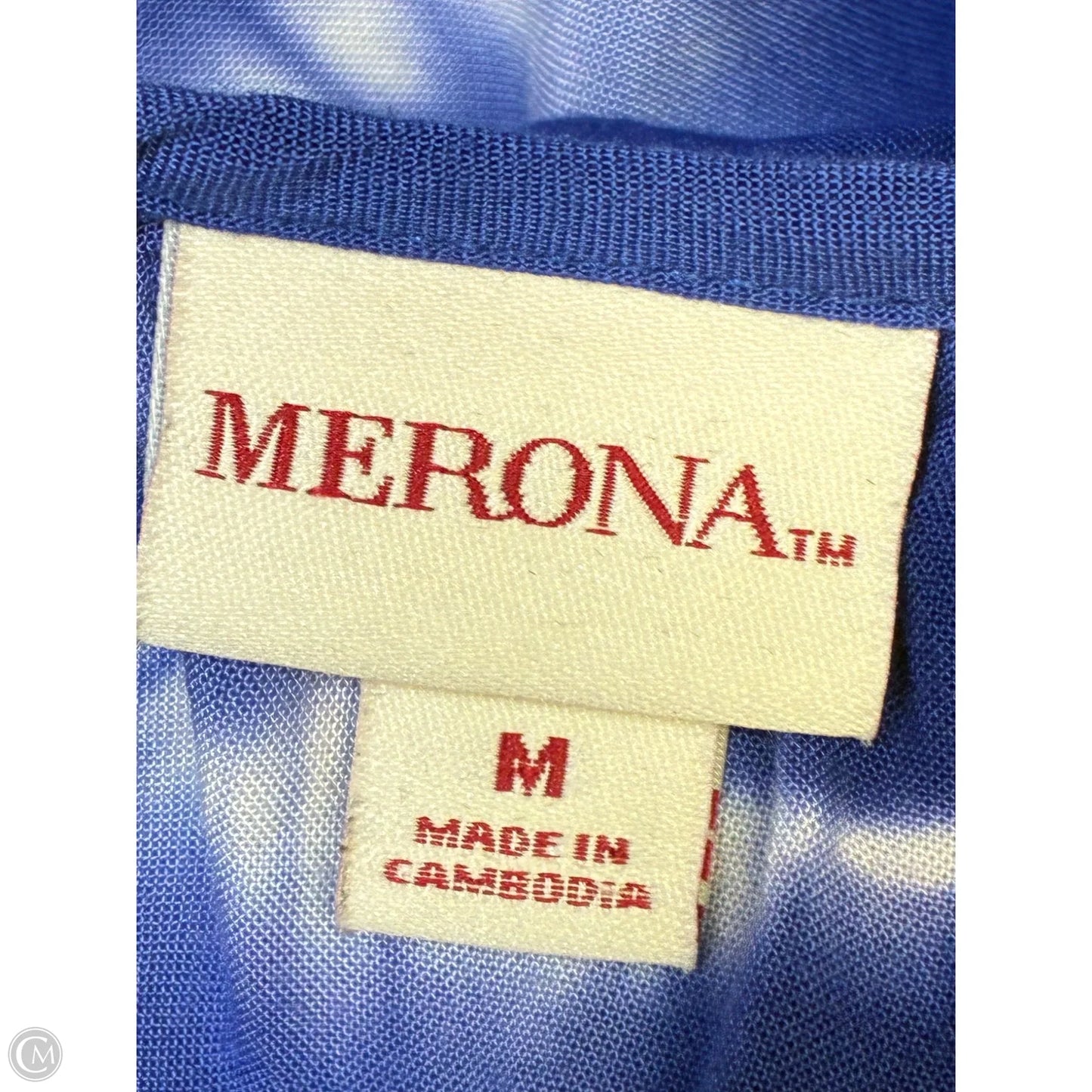 Dress Casual Maxi By Merona In Blue, Size: M
