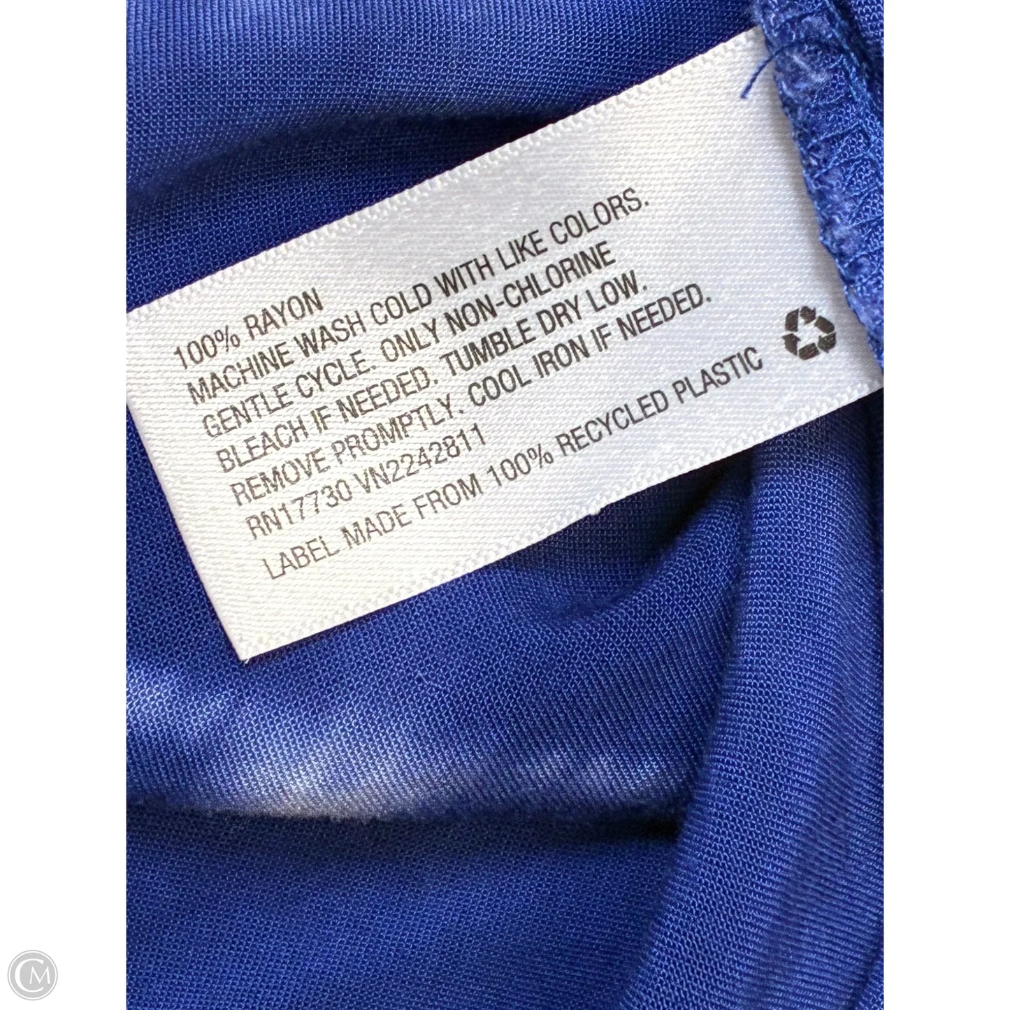 Dress Casual Maxi By Merona In Blue, Size: M