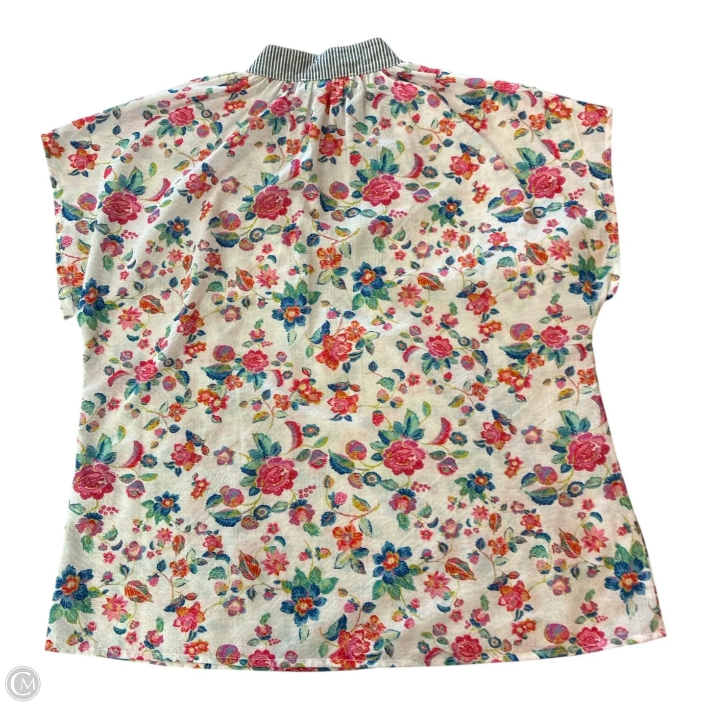 Top Short Sleeve By Thml In Floral Print, Size: M