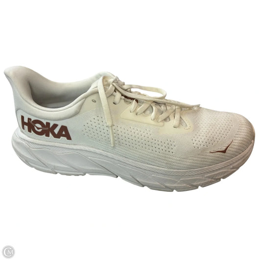 Shoes Athletic By Hoka In White, Size: 10