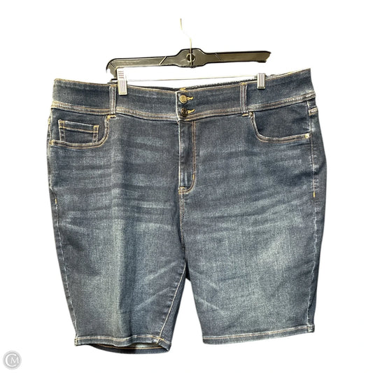 Shorts By Lane Bryant In Blue Denim, Size: 22