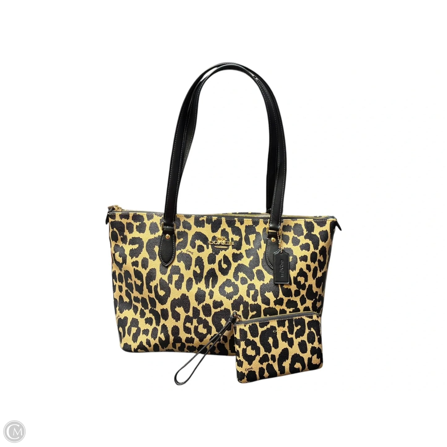 Tote Designer By Coach, Size: Medium