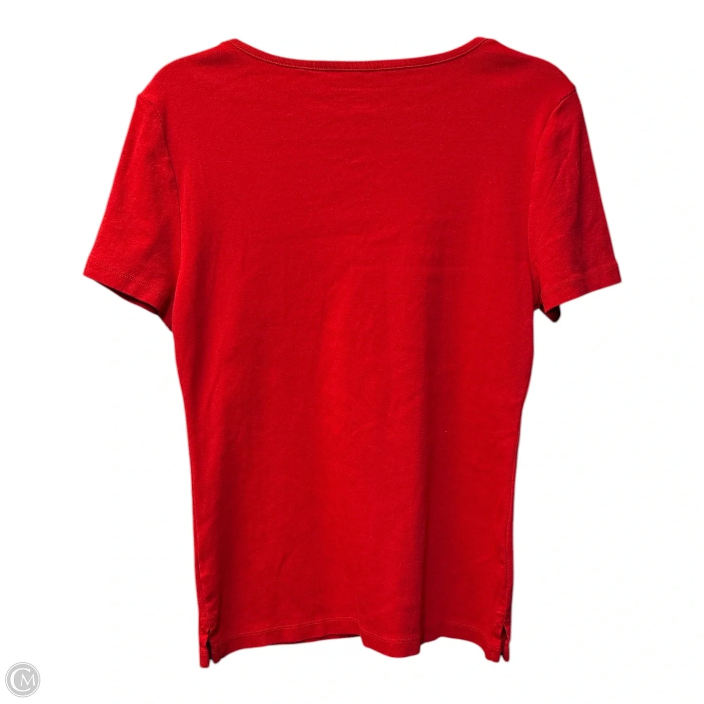 Top Short Sleeve By Tommy Hilfiger In Red, Size: L