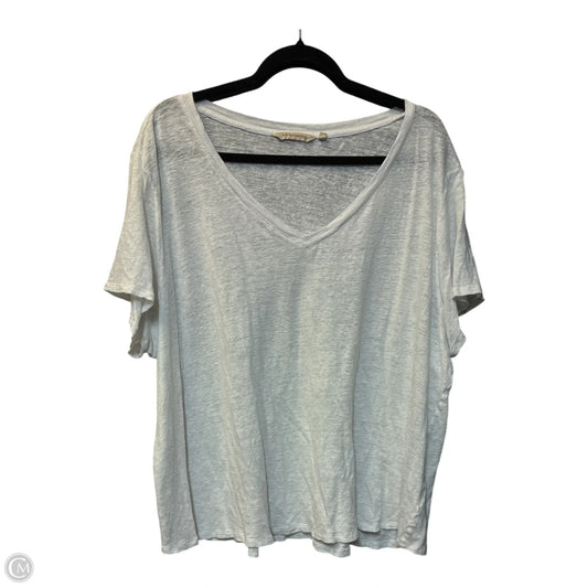 Top Short Sleeve Basic By Soft Surroundings In White, Size: 3x