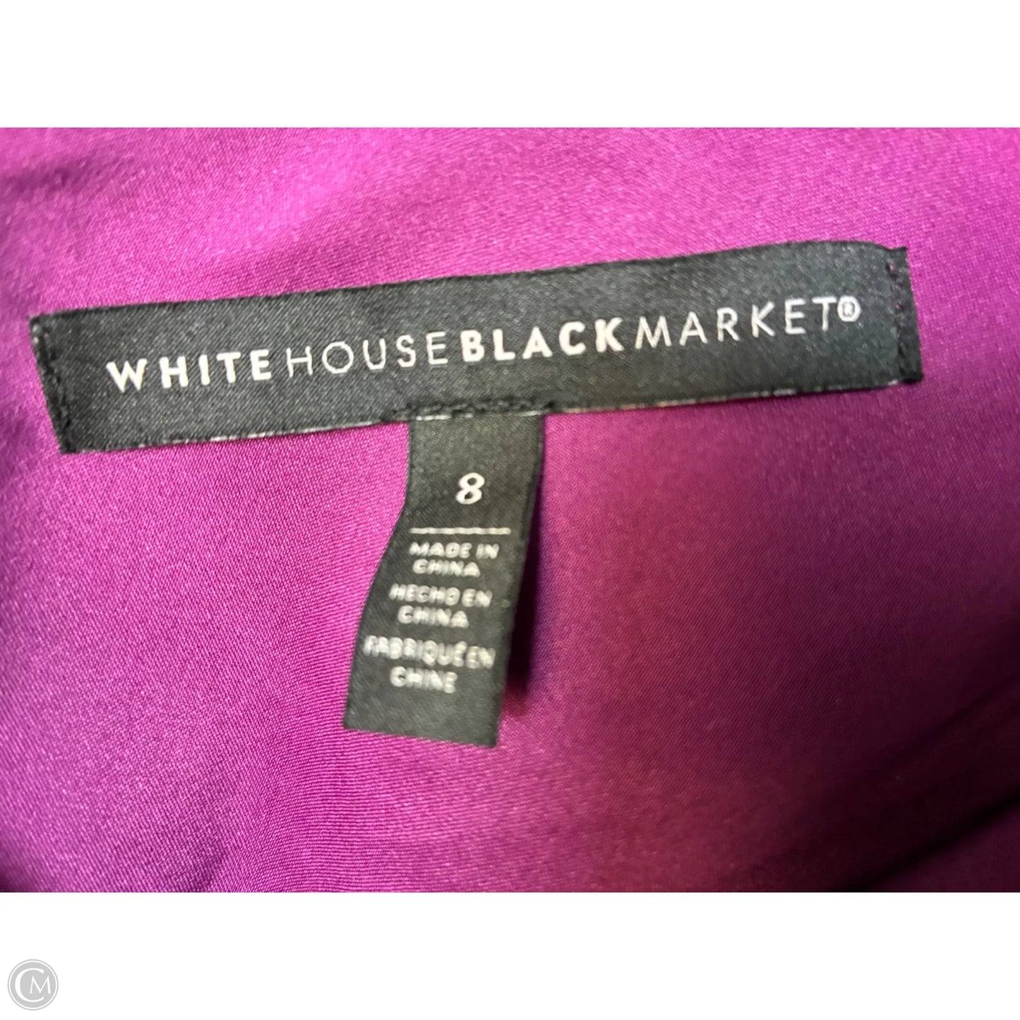 Blouse Sleeveless By White House Black Market In Purple, Size: M