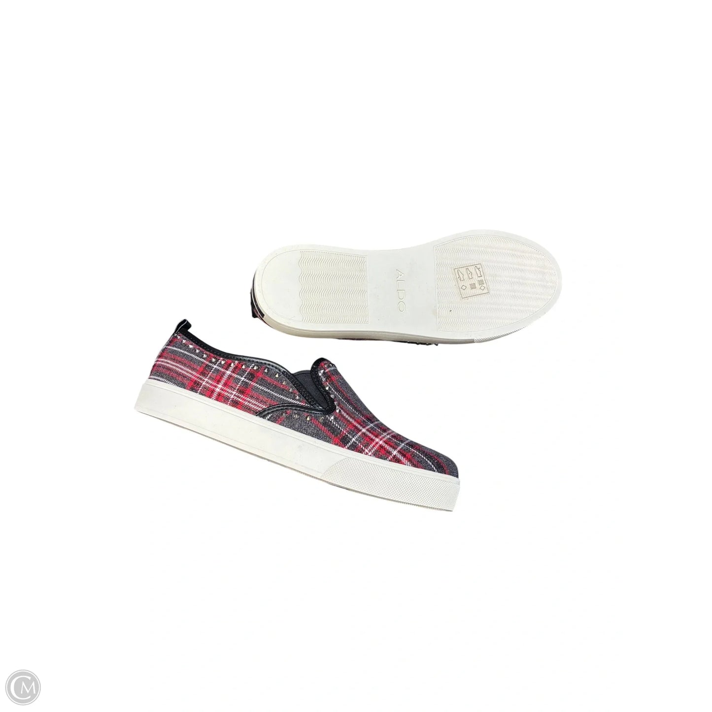 Shoes Sneakers By Aldo In Plaid Pattern, Size: 10