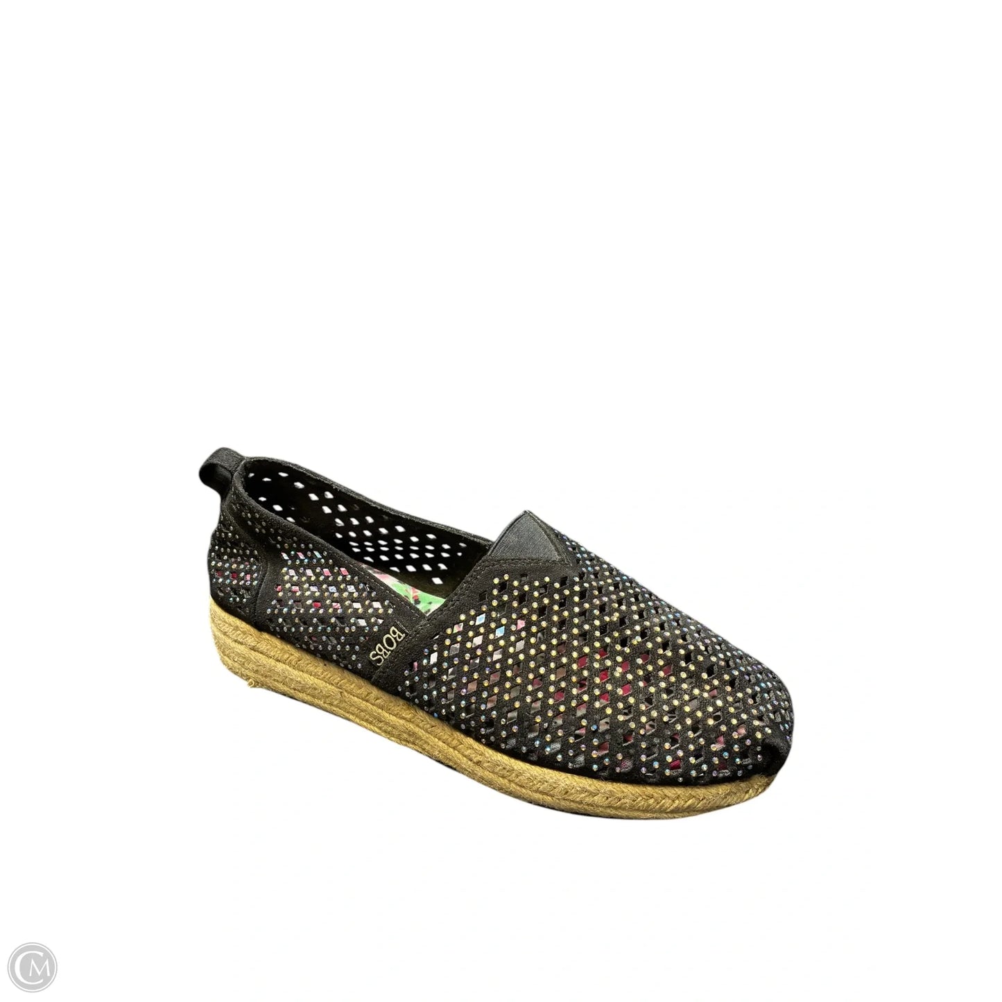 Sandals Flats By Bobs In Black, Size: 9.5