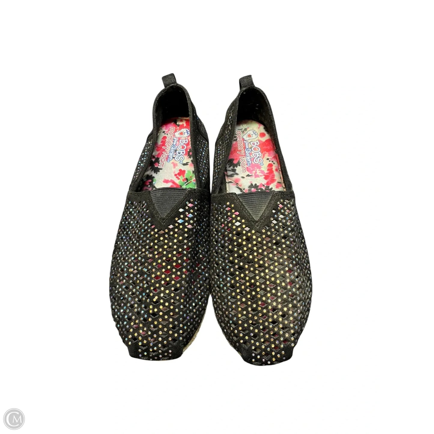 Sandals Flats By Bobs In Black, Size: 9.5