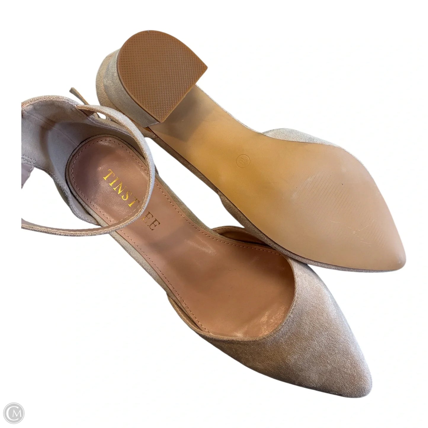 Shoes Heels Kitten By Cmf In Tan, Size: 10