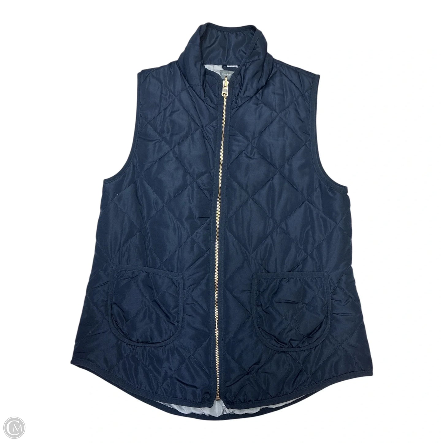 Vest Puffer & Quilted By Market & Spruce In Navy, Size: S