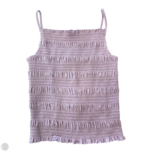 Top Sleeveless By H&m In Purple, Size: S