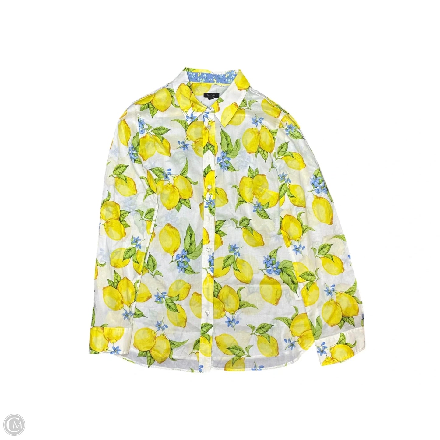 Top Long Sleeve By Talbots In Yellow, Size: M