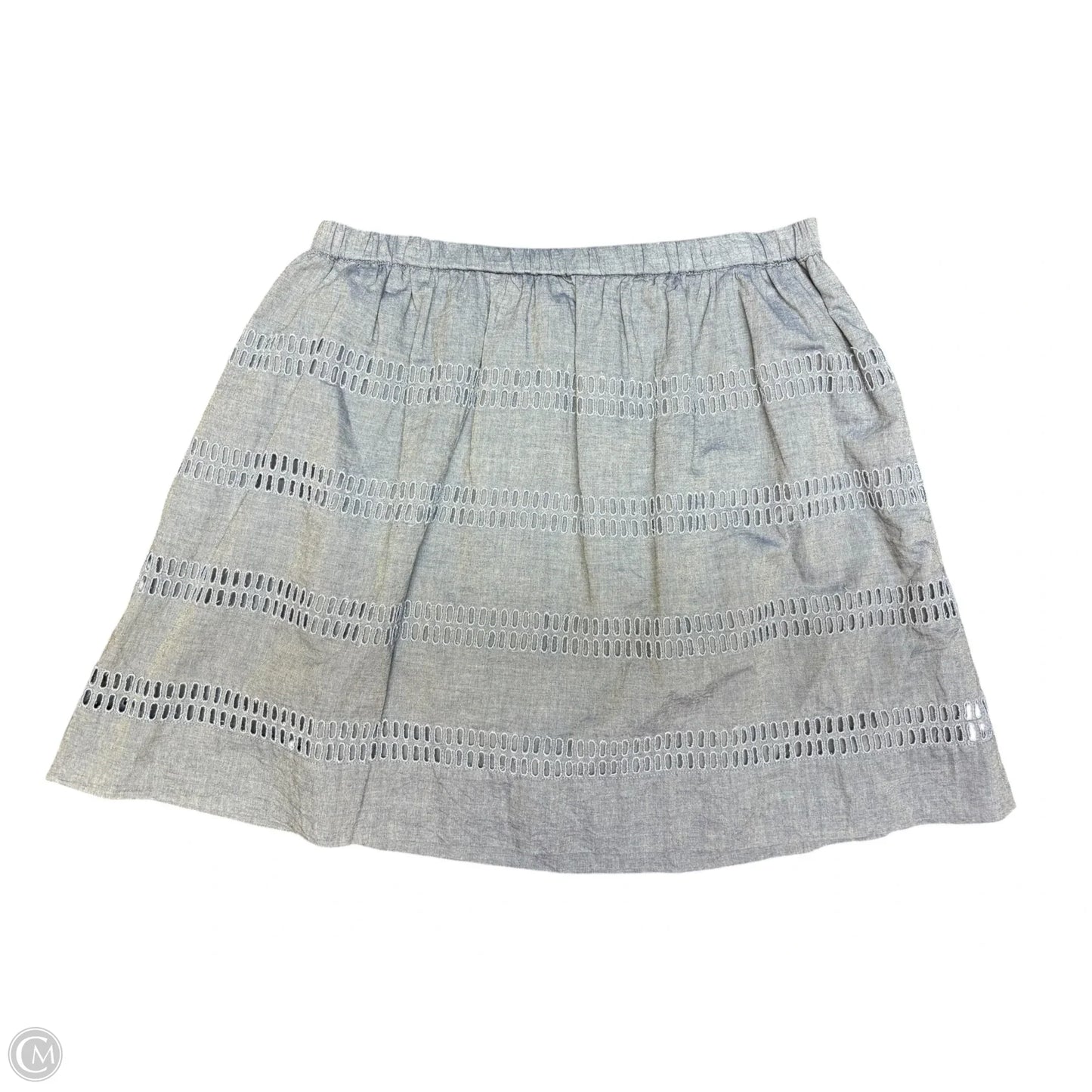 Skirt Mini & Short By Gap In Blue Denim, Size: 12