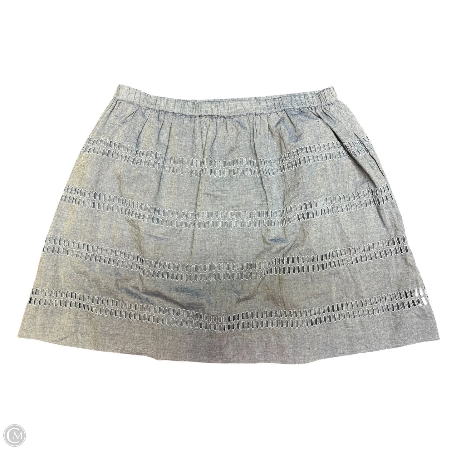 Skirt Mini & Short By Gap In Blue Denim, Size: 12