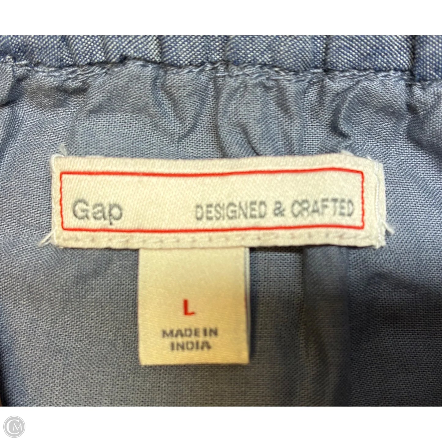 Skirt Mini & Short By Gap In Blue Denim, Size: 12