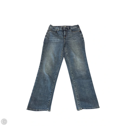 Jeans Straight By Eddie Bauer In Blue Denim, Size: 6