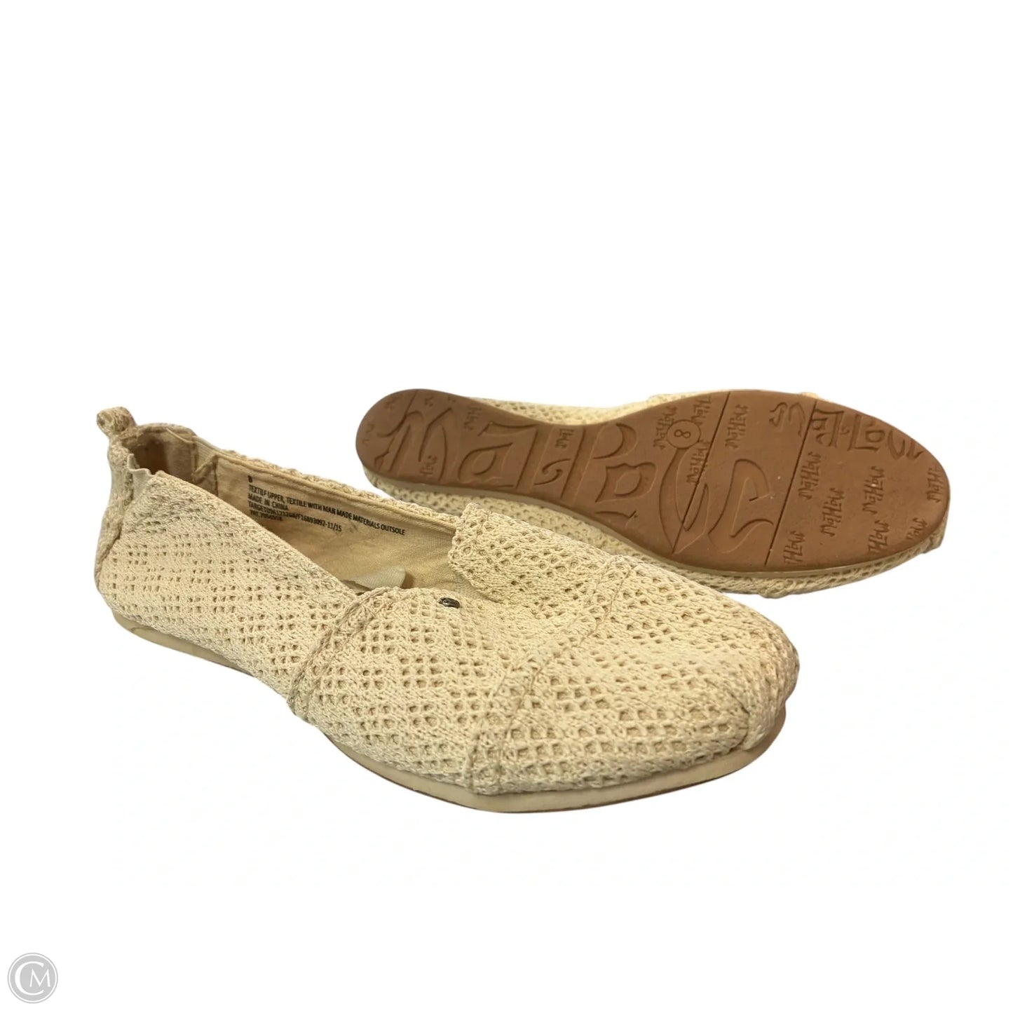 Shoes Flats By Cmf In Beige, Size: 8.5