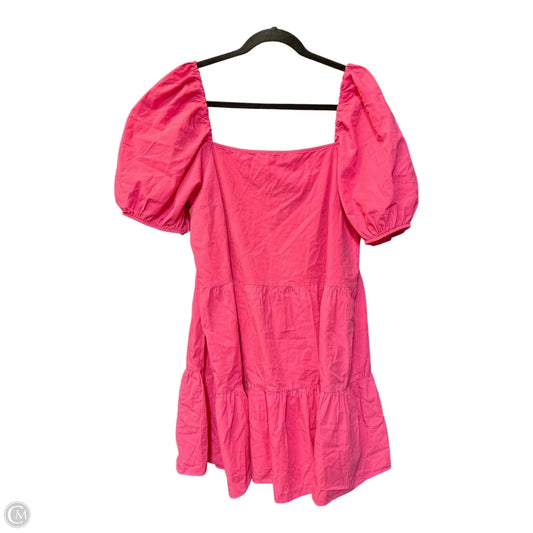 Dress Casual Short By H&m In Pink, Size: L