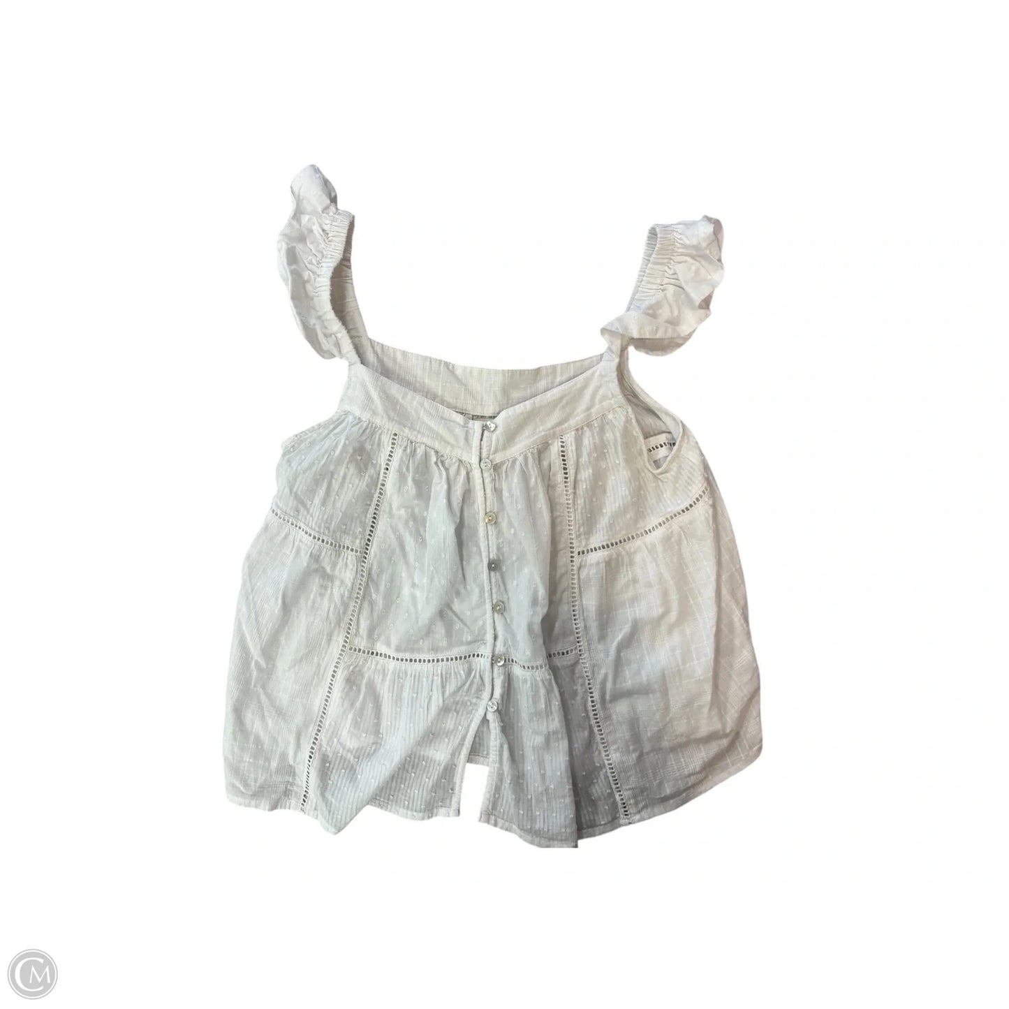 Top Sleeveless By Joie In White, Size: S