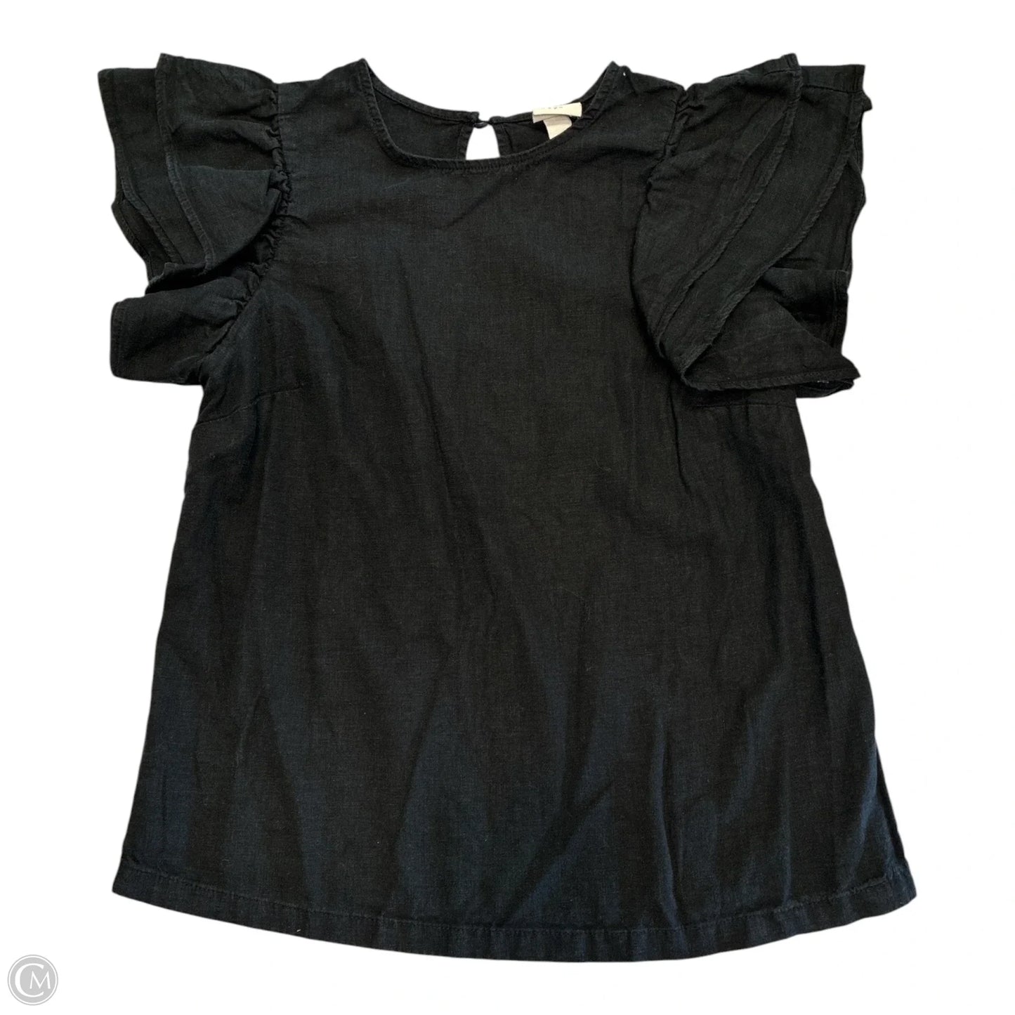 Top Short Sleeve By A New Day In Black, Size: Xs