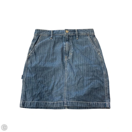 Skirt Mini & Short By Gap In Blue Denim, Size: 2