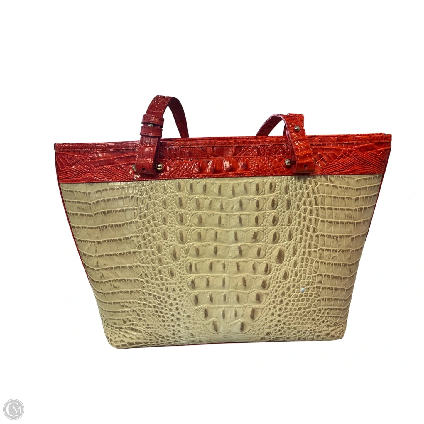 Tote Designer By Brahmin, Size: Medium