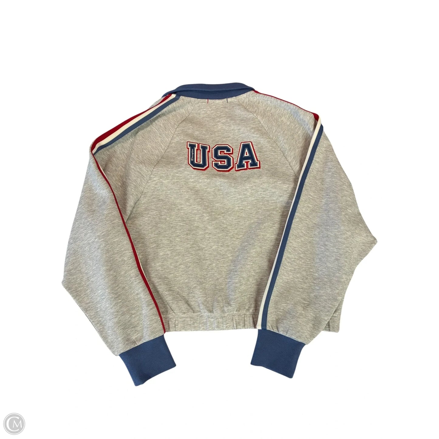 Jacket Moto By Champion In Grey, Size: L