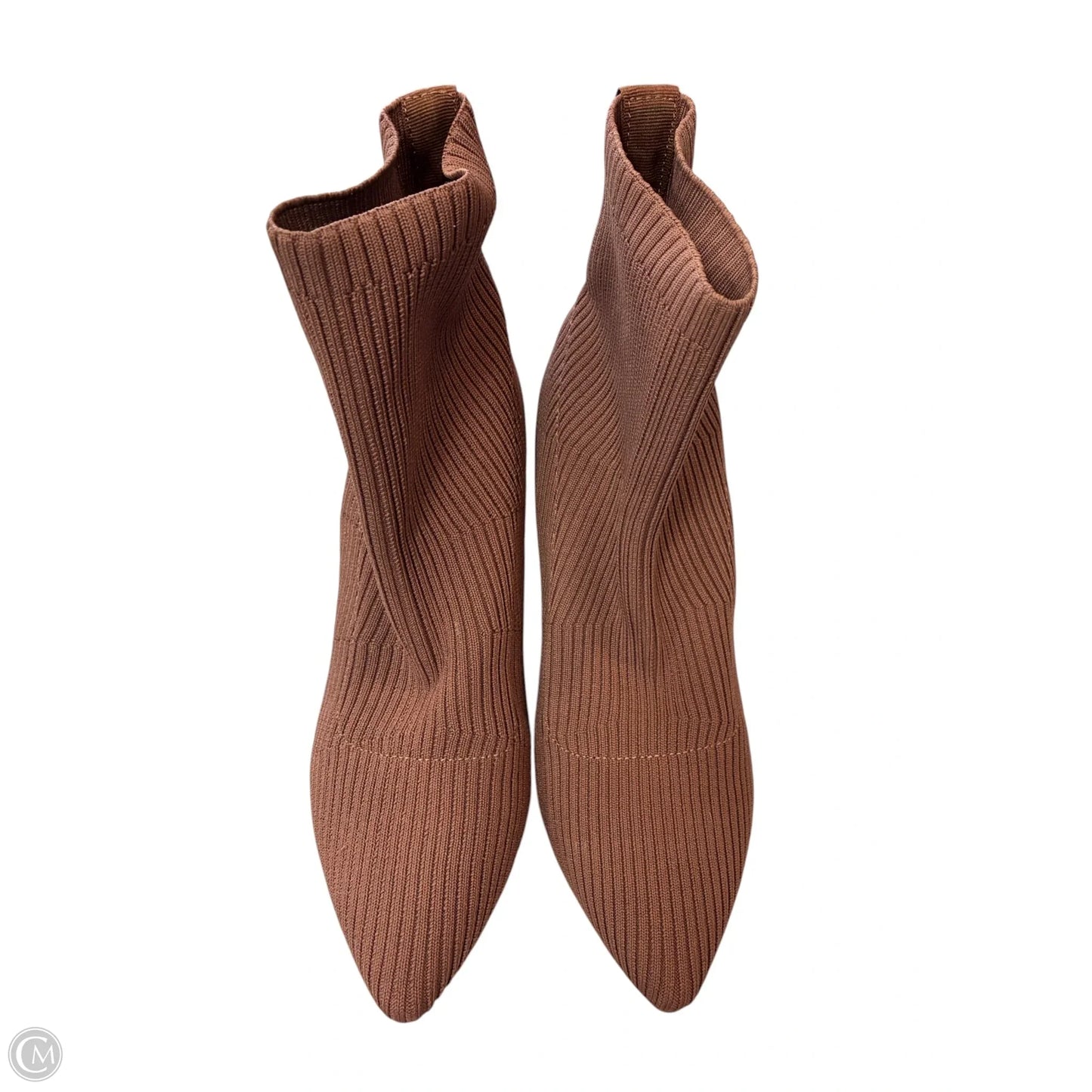 Boots Ankle Heels By Cme In Brown, Size: 8