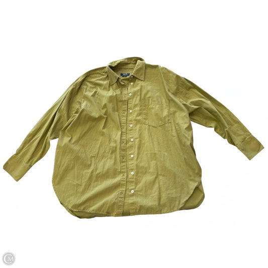 Top Long Sleeve By Maeve In Green, Size: Large