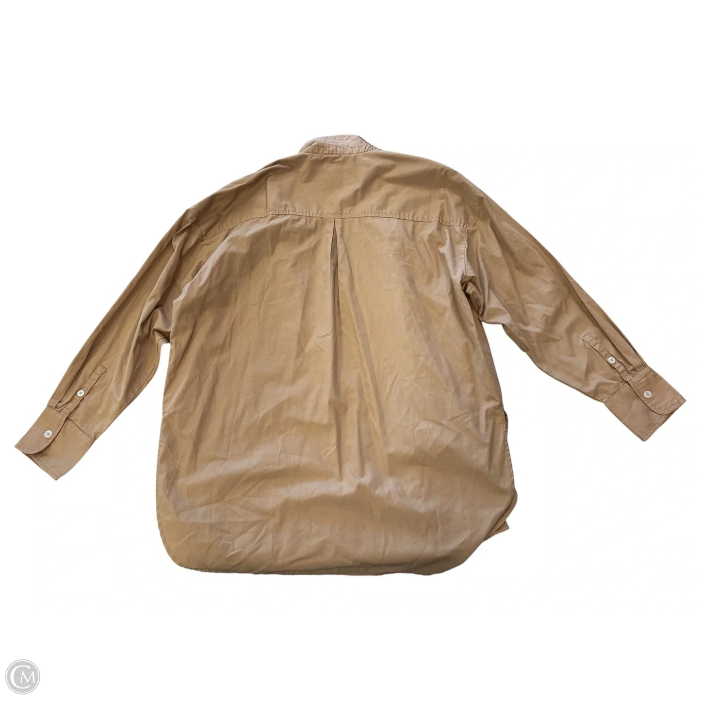 Top Long Sleeve By Maeve In Tan, Size: M