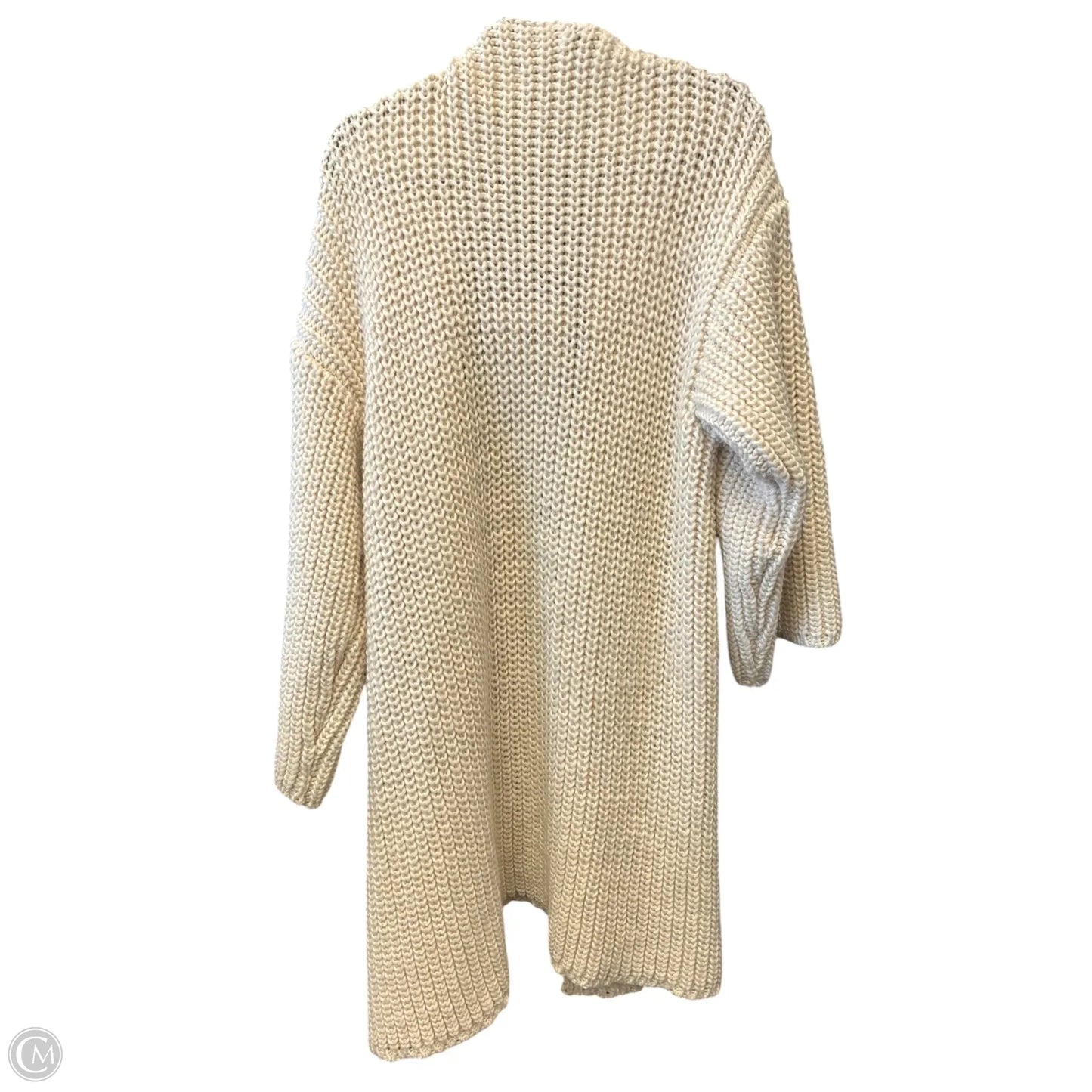 Sweater Cardigan By Anthropologie In Cream, Size: Onesize