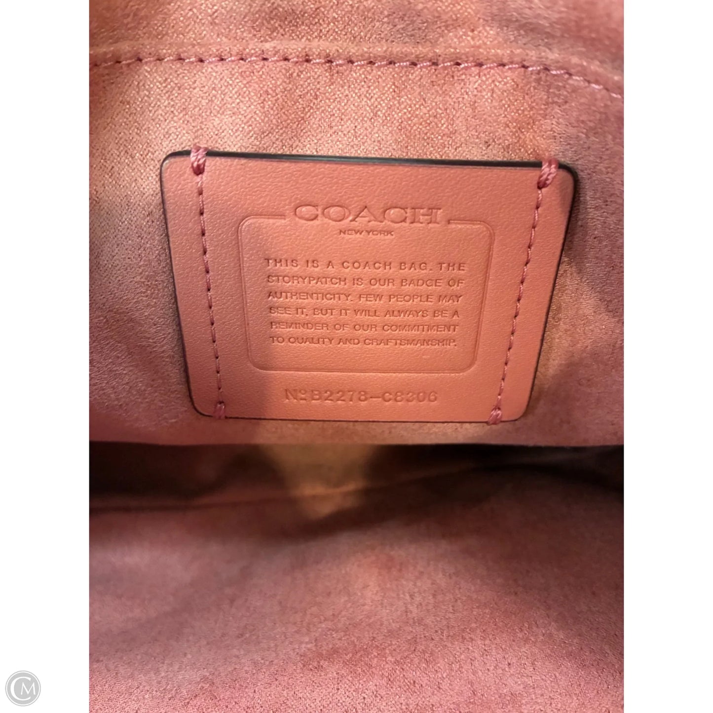 Crossbody Designer By Coach, Size: Small
