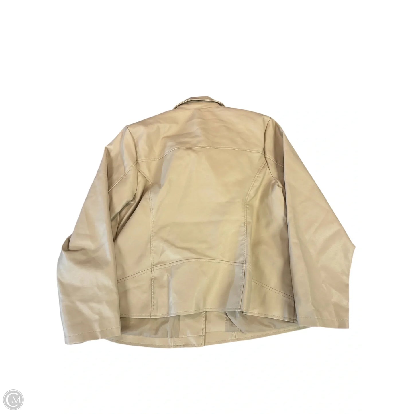 Jacket Moto By New Look In Tan, Size: 2x