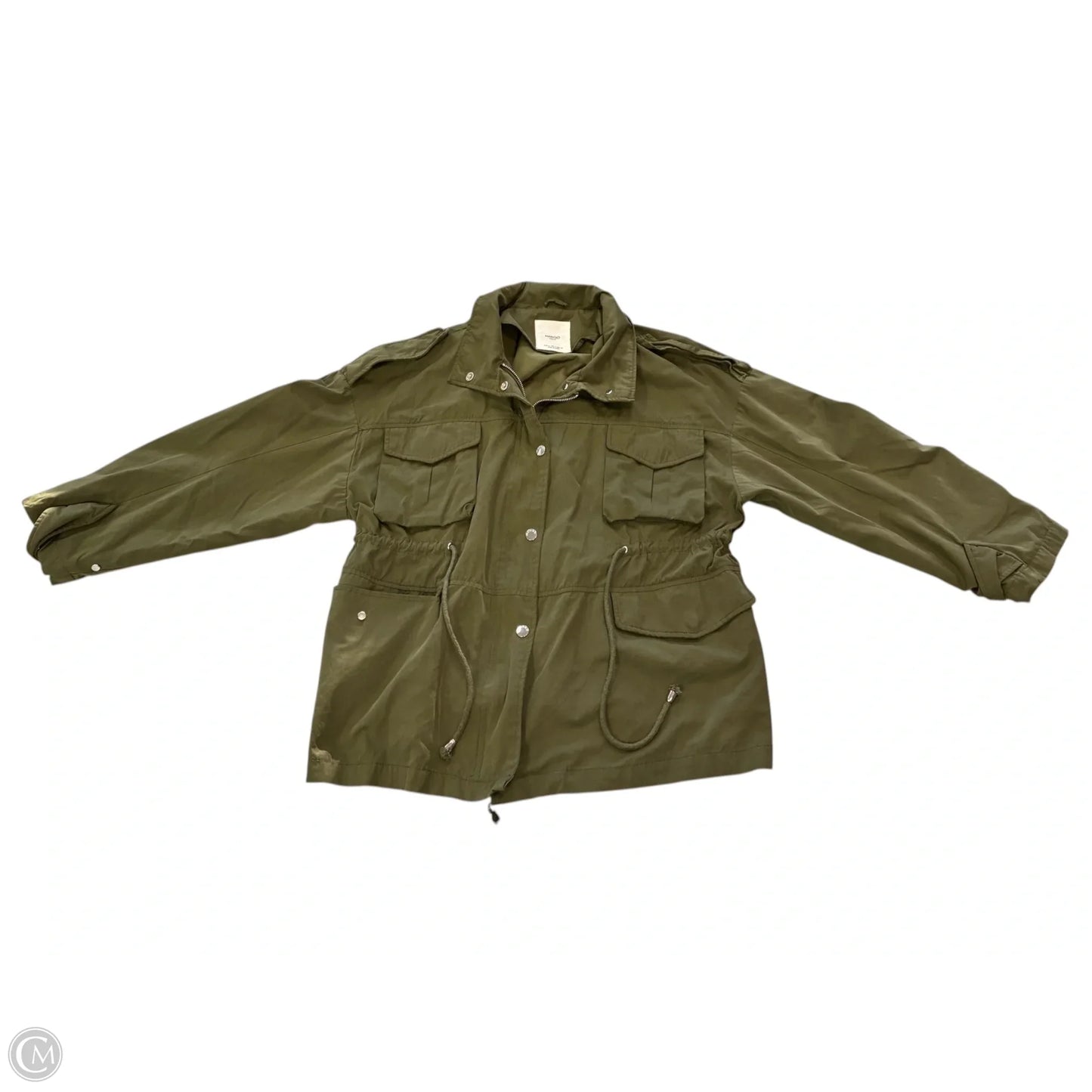 Jacket Utility By Mango In Green, Size: M