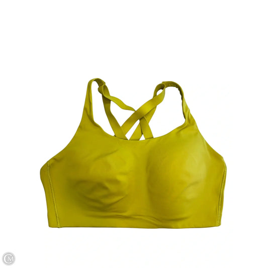 Athletic Bra By Lululemon In Green, Size: Xxl