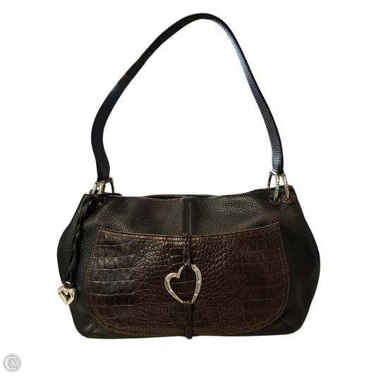 Handbag Leather By Brighton, Size: Small