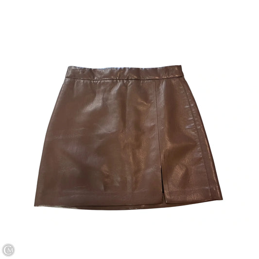 Skirt Mini & Short By Wilfred In Brown, Size: 6
