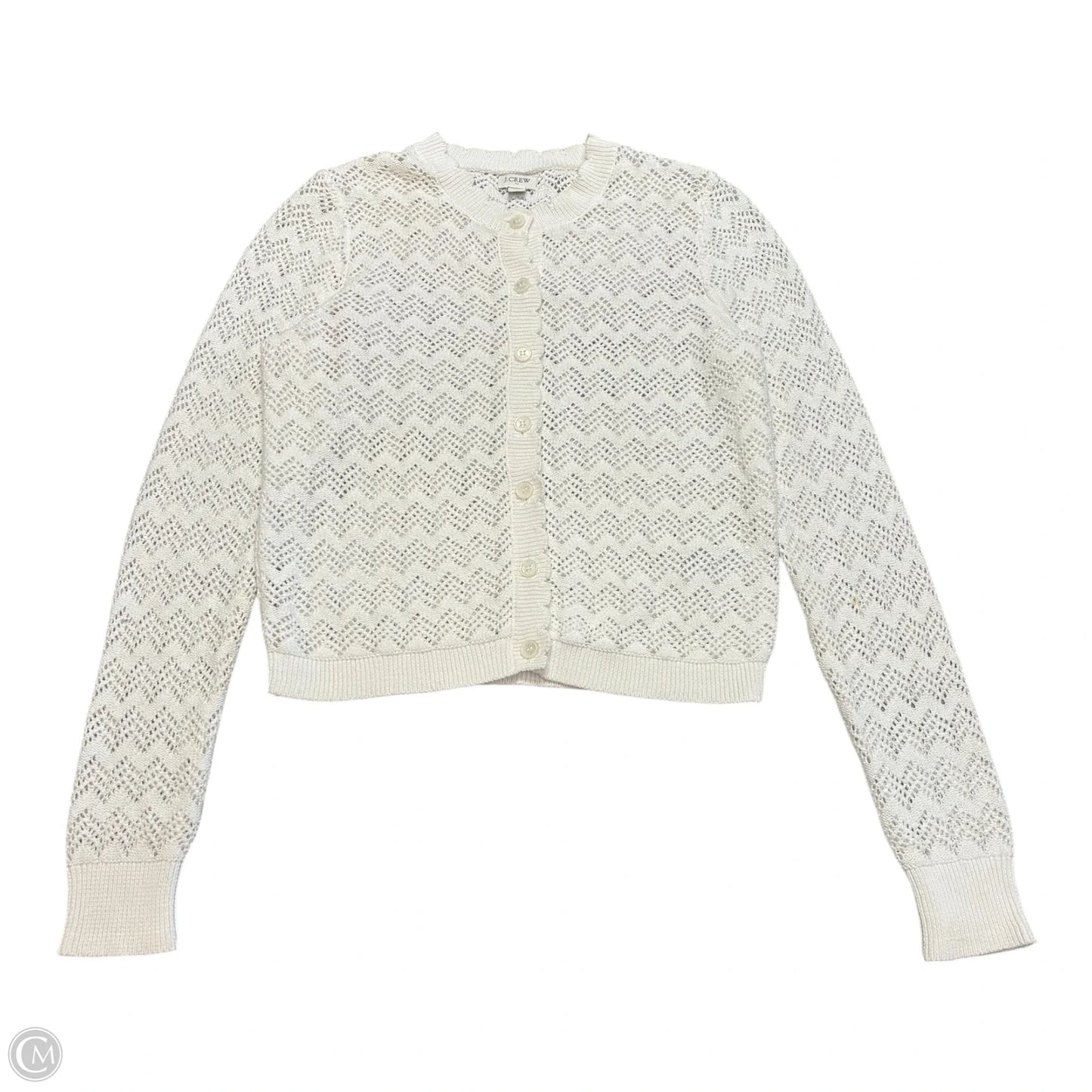 Cardigan By J. Crew In Ivory, Size: S