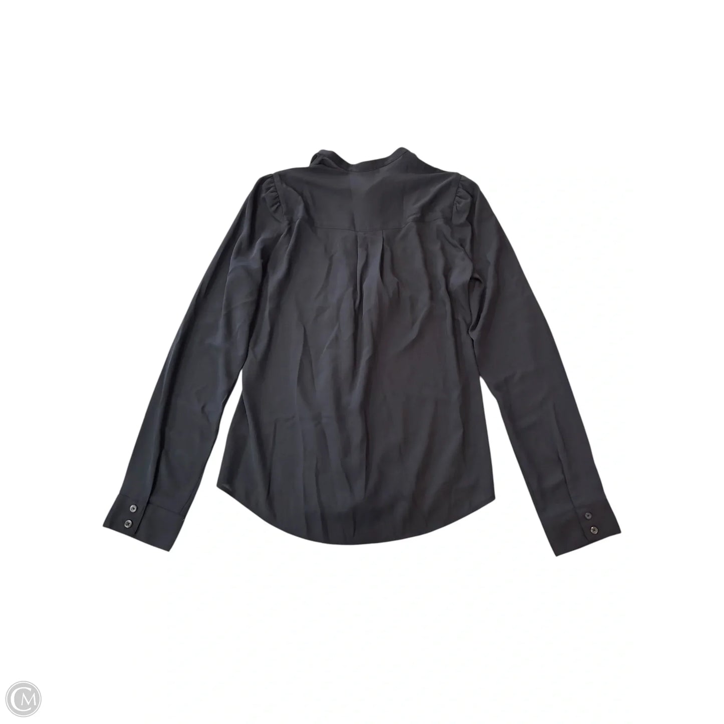 Blouse Long Sleeve By Express In Navy, Size: S