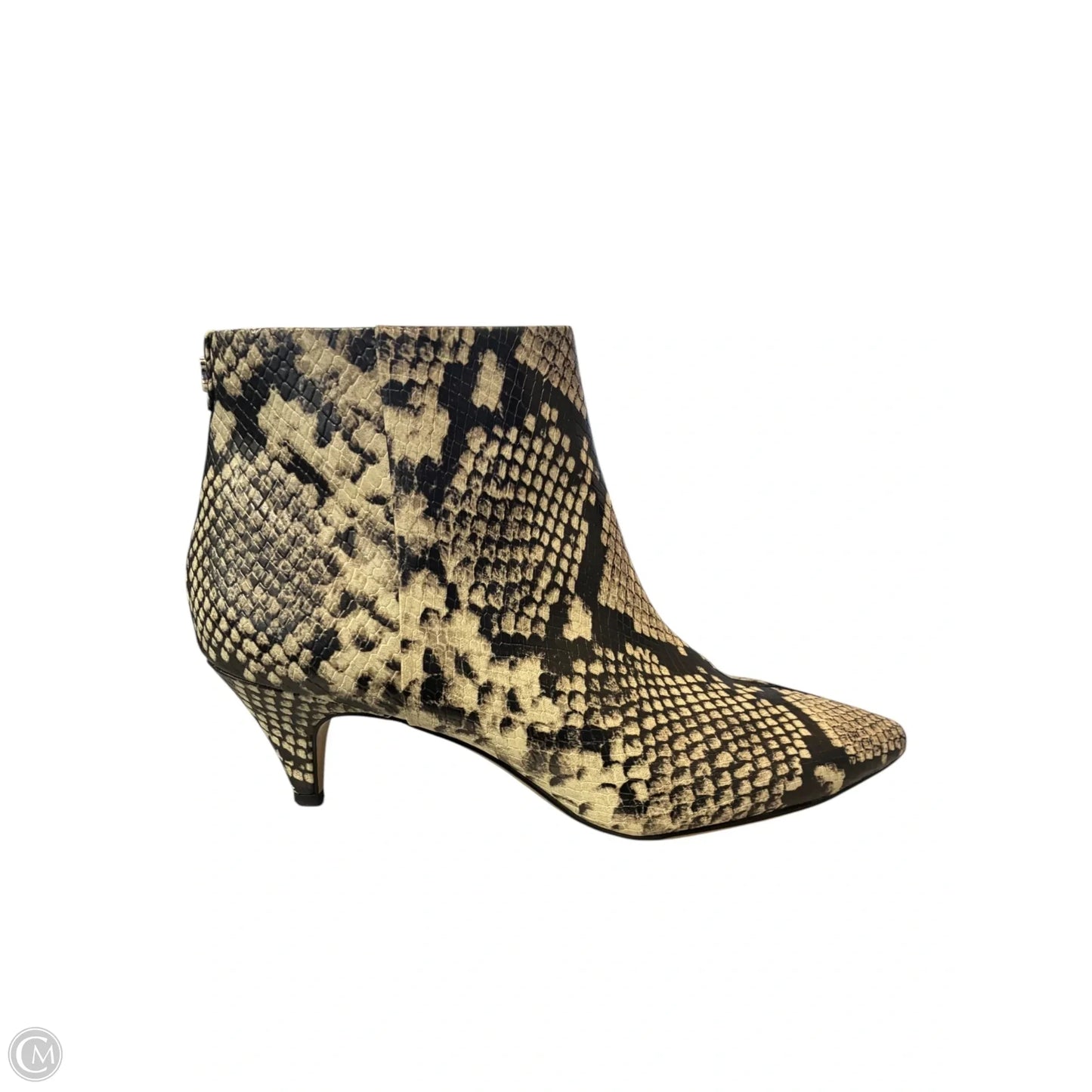 Boots Ankle Heels By Sam Edelman In Snakeskin Print, Size: 7
