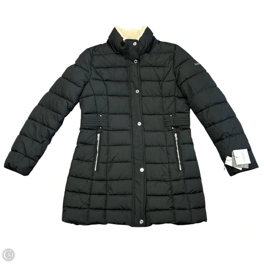Coat Puffer & Quilted By Laundry In Black, Size: L
