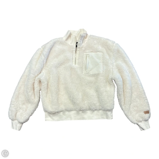 Jacket Designer By Ugg In Cream, Size: L