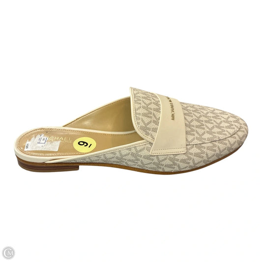 Shoes Flats By Michael By Michael Kors In Ivory, Size: 9
