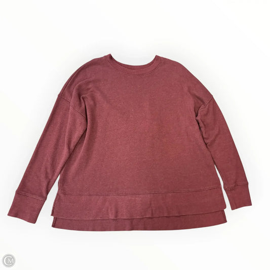 Sweatshirt Crewneck By Time And Tru In Red, Size: Xl