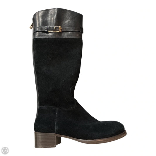 Boots Designer By Tory Burch In Black, Size: 10